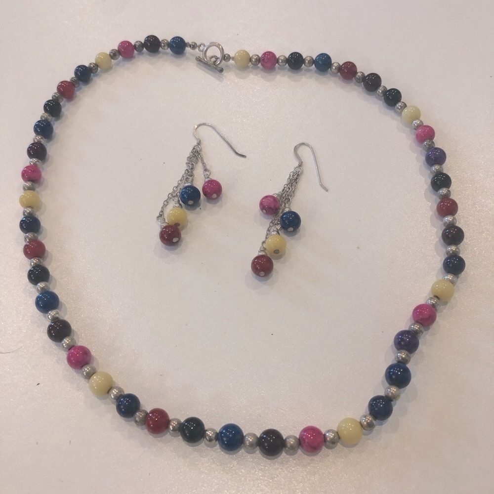 🎁 Sterling Silver Stone Set​
